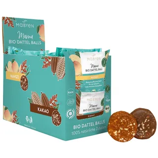 Mabyen Mama Bio Dattel Ball Mischtray (Kakao + Mango) Set 20 St