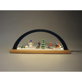 LED-Schwibbogen Winterkinder HxB = 16x40cm NEU Lichterbogen Leuchterbogen