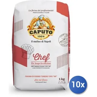 10er Multipack Antimo Caputo Chef Mehl Für Feinen Cuoco 00 1 Kg