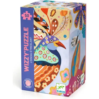 DJECO Funkelnder Vogel Puzzle 50 Teile