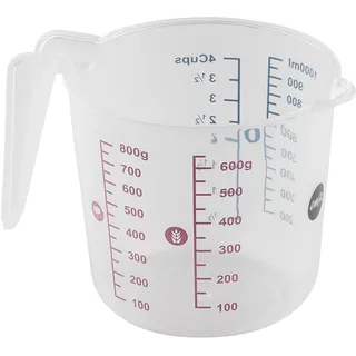 Emsa Prep&Bake Kunststoff-Messbecher 1L, Messbecher, Transparent