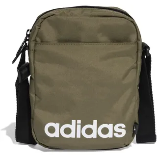 adidas Unisex LINEAR Organizer, Olive strata/Black/White, One Size