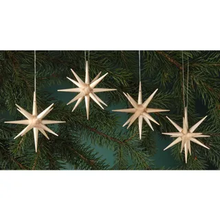 Christbaumschmuck ALBIN PREISSLER "Handwerkskunst aus dem Erzgebirge", beige (natur), Ø:10cm, Holzwerkstoff, Weihnachtsbaumschmuck, Christbaumschmuck, Weihnachtsdeko aus Holz