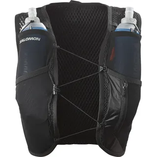 Salomon Trinkrucksack SALOMON "ACTIVE SKIN 4 Women SET" Gr. S, schwarz (schwarz, metal), Rucksäcke, Damen, S, Polyamid, Trinkrucksack