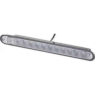 Hella 2DA 959 071-037 Zusatzbremsleuchte hinten 12 V 2 W LED - 12V - Einbau - Lichtscheibenfarbe: glasklar - LED-Lichtfarbe: rot - Kabel: 2500mm - Stecker: offene Kabelenden -