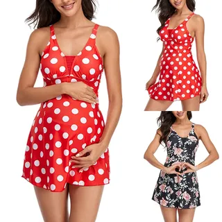 Umstandsbadeanzug Damen Sommer Push Up Badeanzug Bauchweg Große Größen Schwangerschaft Sport Bademode Für Schwangere Tankini Umstandsbademode Shape Sexy Umstandsmode Swimsuits for Women