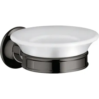 hansgrohe  AXOR Montreux Seifenschale, 42033330, Farbe: Polished Black Chrome