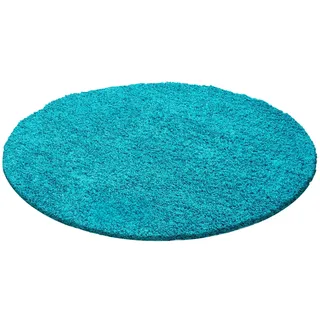 Ayyildiz Hochflorteppich »Life Shaggy 1500«, rund Wohnzimmer, Langflor, Schlafzimmer, große Farbauswahl