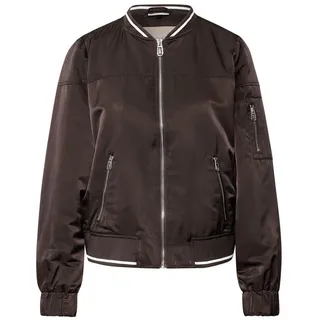 STREET ONE Damen 2116755 Satin Blouson, deep Roast Brown, 34