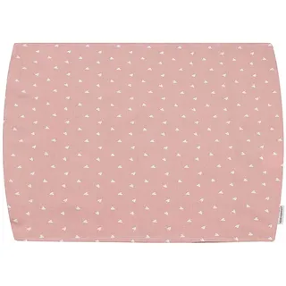 HOBEA-Germany Stillkissen XXL Lagerungskissen Schwangerschaftskissen Seitenschläferkissen groß (Herzen Altrosa, Lagerungsbezug)