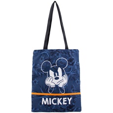 Bild Micky Maus Blue-Shopping Bag Einkaufstasche, Dunkelblau