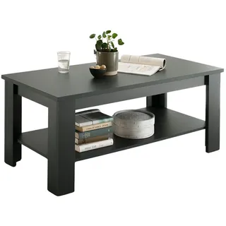 furn.design Couchtisch grün Landhaus Beistelltisch mit Ablage 120 x 60 - Grün