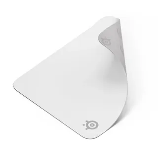 SteelSeries QcK Mauspad (mittel) – Weiß – Anti-Rutsch-Gummierung auf der Unterseite – Bestes Tracking – Optimiert für Gaming-Sensoren – 320 mm x 270 mm – FPS, MOBAs, RTS, MMO