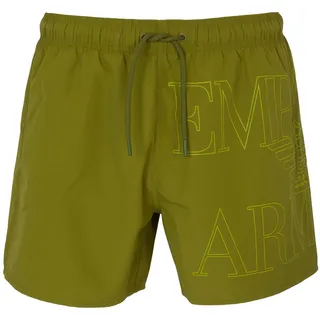 EMPORIO ARMANI Herren MID Boxer Badehose, Guacamole,