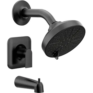 Moen T2473EPBL Genta Posi-Temp Druckausgleichende Eco-Performance moderne Badewannen- und Duschverkleidung ohne Ventil, Matte Black