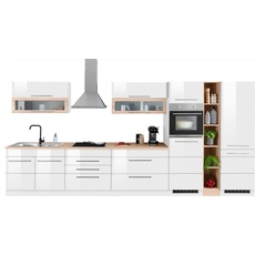 Bild von Küchenzeile »KS-Wien«, Breite 430 cm, wahlweise mit E-Geräten und Induktion, weiß