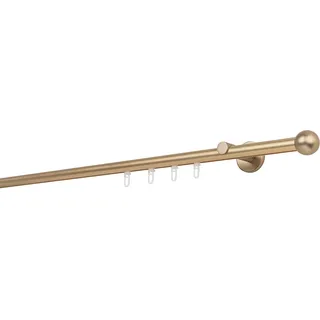 MYDECO Vorhangstange Ball 1-läufig Ø 20 mm 160 cm Grau