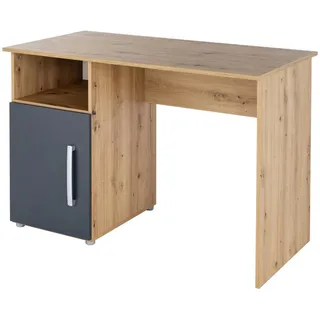 Arthur Berndt Schreibtisch Alessio mit Melamin-Oberfläche, artisan, oak, nachbildung, anthrazit),