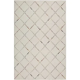 Teppich ESPRIT "Ina", beige, B:80cm H:12mm L:150cm, Polyester, Teppiche, Teppich, Kurzflorteppich, gewebt, geometrisch, modern, Wohnzimmer, streifen