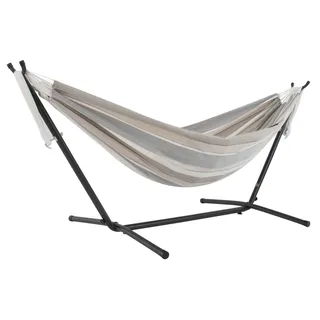 Vivere C8SUNDO Sunbrella®-Hängematte mit Gestell Dove (8 Fuß)