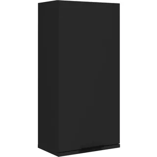 vidaXL Wand-Badeschrank Schwarz 32x20x67 cm