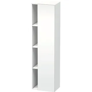 Duravit DuraStyle Hochschrank 1249, 1 Drehtür, Anschlag rechts, Höhe: 1800mm, Tiefe: 360mm, DS1249R1818, Farbe: Weiß Matt / Weiß Matt