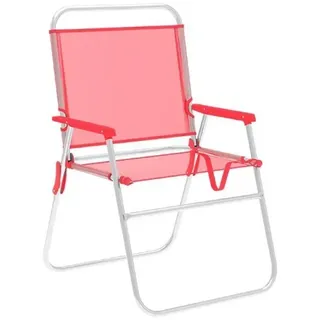 Marbueno Summer 52x56x80 Cm Fester Klappstuhl Aus Aluminium - Coral - One Size