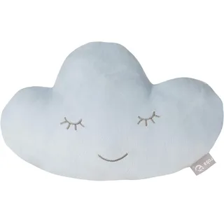 roba Kuschelkissen in Wolken Form - roba Style - Weiches Dekokissen für Baby- & Kinderzimmer - für Mädchen & Jungen - Hellblau, 1 Stück (1er Pack)