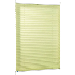 Plissee K-HOME "Klemmfix Pisa" Gr. 35, grün, B:90cm H:210cm, Obermaterial: 100% Polyester, Plissees, Plissee, Crushed-Optik, Topseller