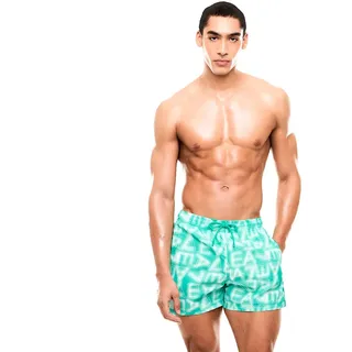 Ea7 Emporio Armani 7m001715_af21250 Badehose Boxer - Holly Green / White - 2XL