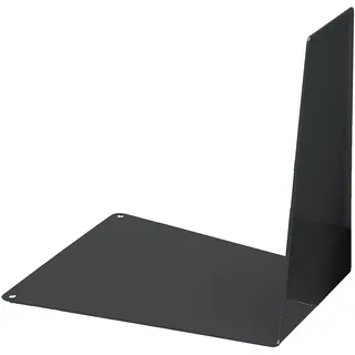 Alco Buchstütze Metall 120x140x145 mm Schwarz 2 St.