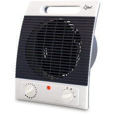 Bild SUNTEC Heizlüfter AirBooster 2000 | Fan Heizung Ventilator Elektrisch 2000 Watt | 2 Stufen, Leise | Energiesparend | Heizer für Tisch, Schreibtisch, Büro, zum Heizen der Wohnung Heitz Lüfter