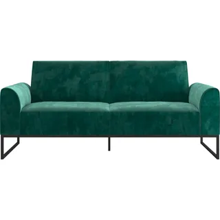 CosmoLiving by Cosmopolitan Schlafsofa »Adley« Veloursstoff, Schlaffunktion, Rückenlehne 2-teilig, Sitzhöhe 47,5 cm,
