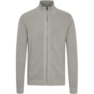 Strickjacke SOLID "Strickjacke SDValencia", Herren, Gr. XXL, grau (light grau melange), Obermaterial: 100% Baumwolle CO., Strickjacken Strickjacke