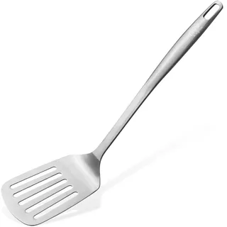 Stanley Rogers – Pfannenwender aus rostfreiem Edelstahl – Schlitzwender in satinierter Optik – Spülmaschinenfestes Küchen Zubehör