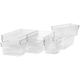 Homeware Profession. Küchen-Organizer-Set , Klar , Kunststoff , Lfgb , Küchenzubehör, Küchenhelfer, Küchenutensilien