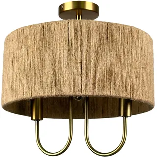 Relaxdays 2-flg. 35 cm rund bronze