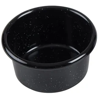 Riess, 0682-022 Classic-Backförmchen Muffinförmchen niedrig, CLASSIC - BACKFORMEN, Durchmesser 8 cm, Höhe 4,5 cm, Emaille,schwarz