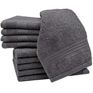 ZOLLNER Gästehandtuch 30 x 50 cm grau 10 St.