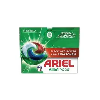 ARIEL UNIVERSAL+ Allin1 PODS Waschmittel Caps, 15 St.