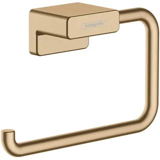 Hansgrohe AddStoris Toilettenpapierhalter, 41771140, Farbe: Brushed Bronze,