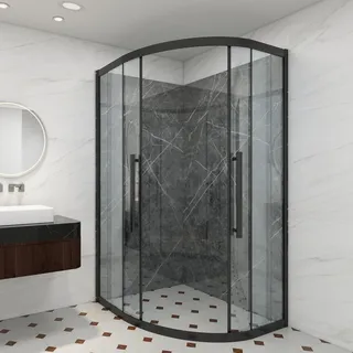 neu.haus Neu.Haus, Duschkabine + Duschwand, Duschrückwandset Bladel 16er Set 120 x 60 cm Grey Diamond (120 cm, 120 cm, 60 cm)