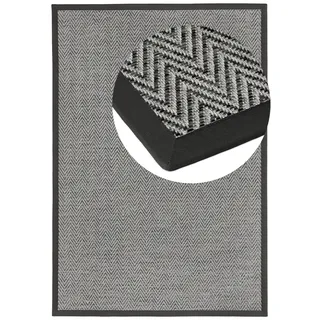 DEKOWE BasicS2 Fischgrat Outdoor-Teppich 240 x 340 cm Grau