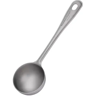 iBasingo Titan Messlöffel für Kaffee (15ml/1 EL) Premium Kaffeelöffel für gemahlenen Kaffee & Bohnen, Ideal für Tee, Zucker, Eiscreme & Dessert, Küchenhelfer & Barista-Zubehör Ti1127T (Sandgestrahlt)