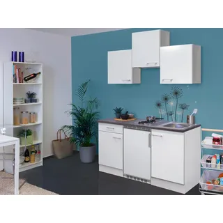 Flex-Well Küchenzeile Lucca 150 cm Weiß