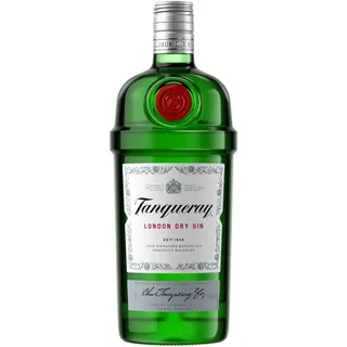 Tanqueray London Dry Gin, aromatischer Gin, 4-fach destilliert auf englischem Boden, 43,1% vol, 700 ml Einzelflasche