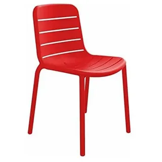 resol Gina Ohne Arme 52x52.3x80.5 cm rot