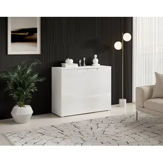 HBZ Spice 100 x 80 x 40 cm hochglanz / weiß