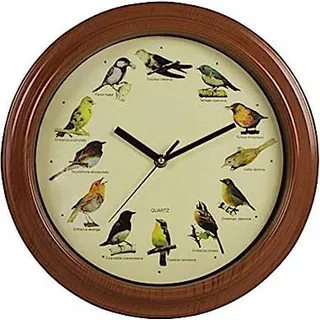 Wanduhr Vogelstimmen