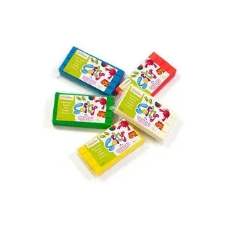 Avenue Mandarine Knete Super Softy farbsortiert, 5 Farben je 0,5 kg